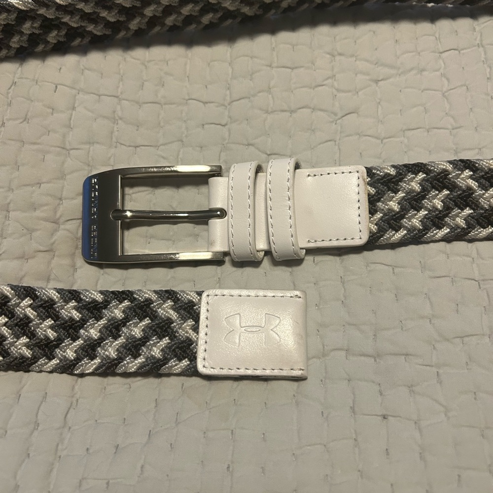 Under Armour Black and White Textured Bags